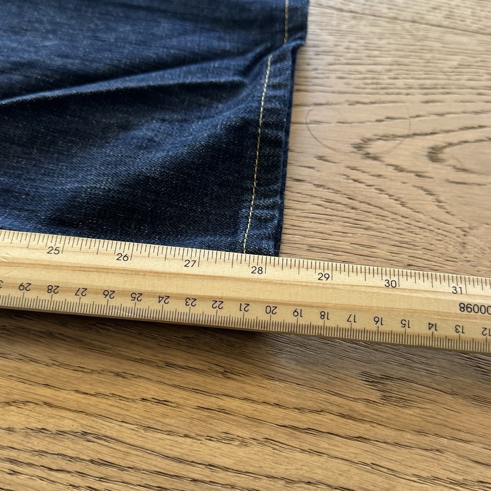 Vintage Diesel Quratt Jeans Men's 32x34 Dark Wash Faded Straight Leg Italy Y2K - Picture 12 of 13